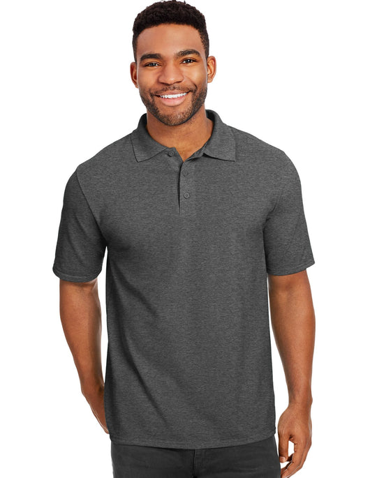 Hanes Men`s X-Temp Fresh IQ Pique Polo