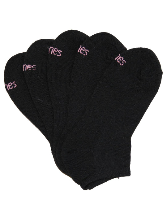 Hanes Women`s Comfort Collection Liner Socks 5-Pack