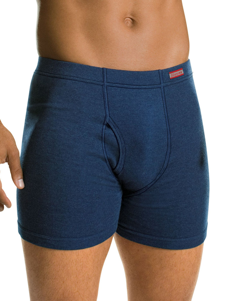 Hanes Men's TAGLESS Boxer Briefs with ComfortSoft Waistband 5-Pack