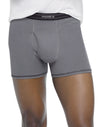 Hanes Men`s TAGLESS X-Temp Short-Leg Boxer Briefs with Comfort Flex Waistband 3-Pack