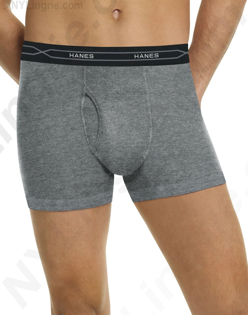 Hanes Men`s TAGLESS X-Temp Boxer Briefs with Comfort Flex Waistband 3-Pack