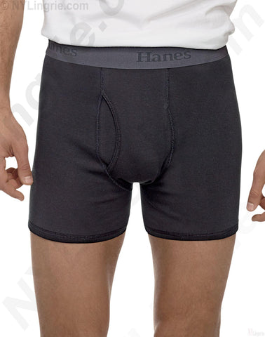 Hanes Men`s TAGLESS Ultimate X-Temp Boxer Briefs with Comfort Flex Waistband 3 Pack