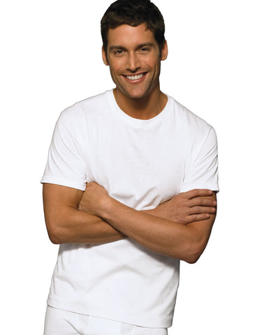 Hanes Classics BIG Men's Traditional Fit ComfortSoft® TAGLESS® Crewneck Undershirt 5-Pack