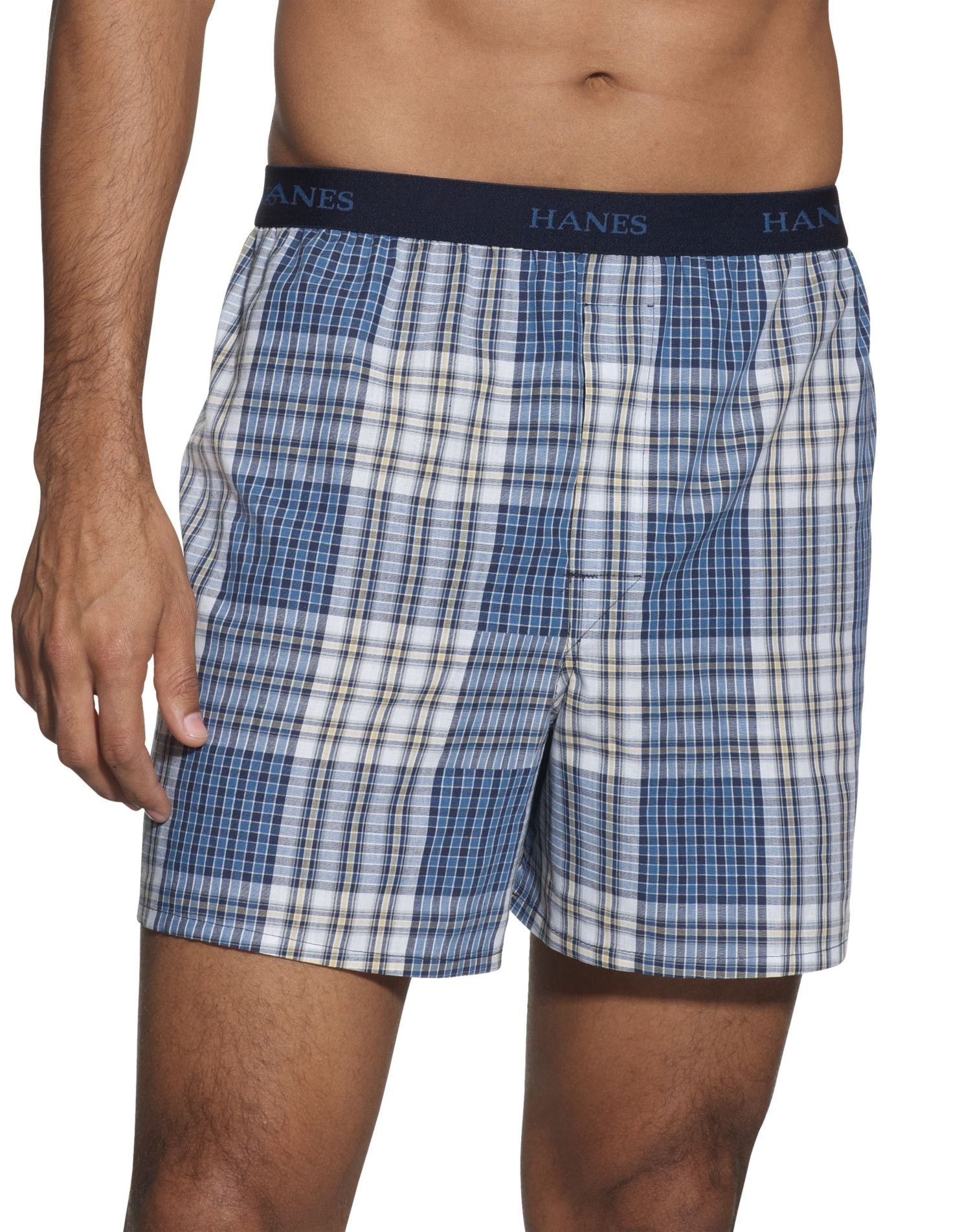 765BP5 Hanes Classics Men s TAGLESS Boxer with Comfort Flex