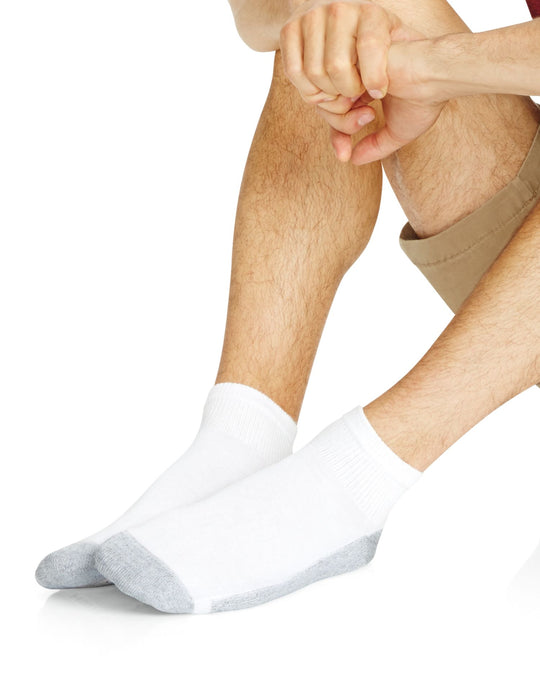 Hanes Men`s 13-Pack Cushion Ankle Socks