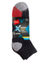 Hanes Men`s X-Temp Ventilation Ankle Socks 4-Pack