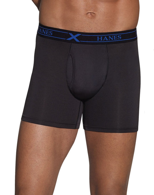 Hanes Men`s Ultimate X-Temp Performance Boxer Brief Assorted