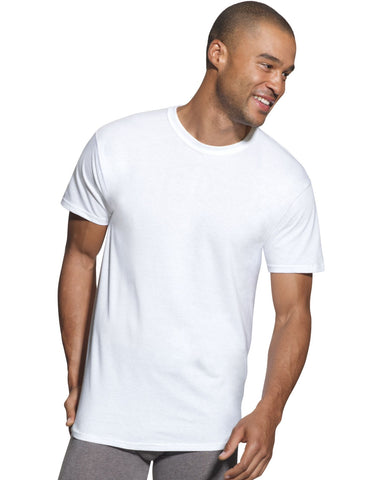 Hanes Men`s X-Temp Active Cool White Crewneck 3-Pack