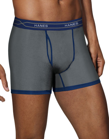 Hanes X-Temp® Men`s Active Cool Short Leg Boxer Briefs