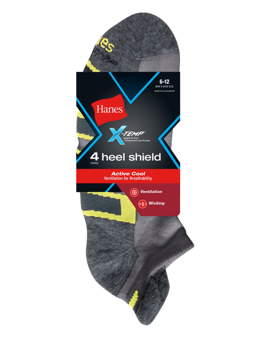 Hanes X-Temp® Men`s Active Cool Heel Shield® Socks
