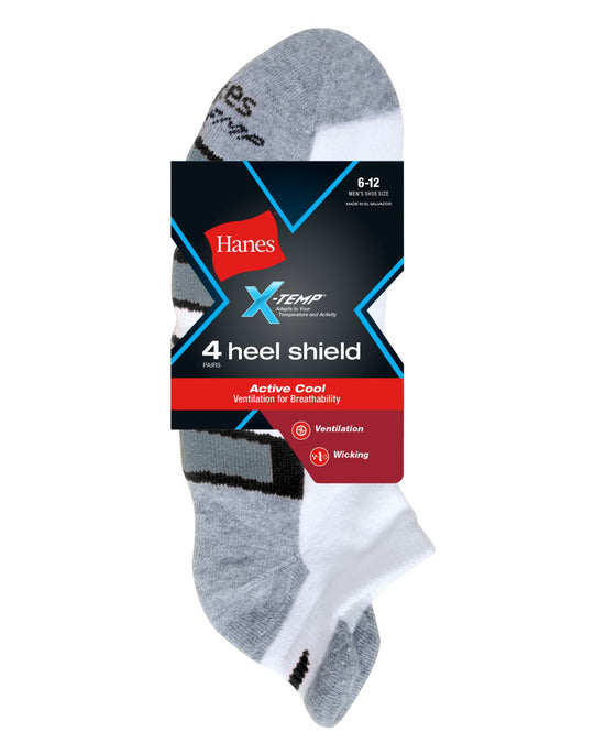 Hanes X-Temp® Men`s Active Cool Heel Shield® Socks