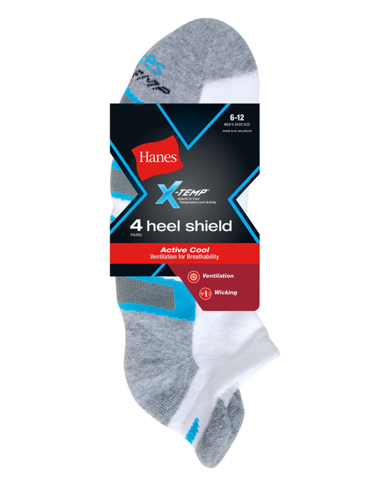 Hanes X-Temp® Men`s Active Cool Heel Shield® Socks