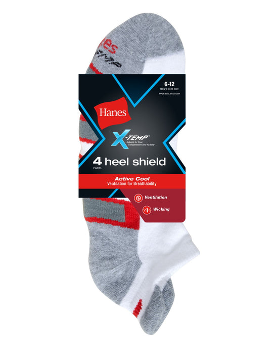 Hanes X-Temp® Men`s Active Cool Heel Shield® Socks