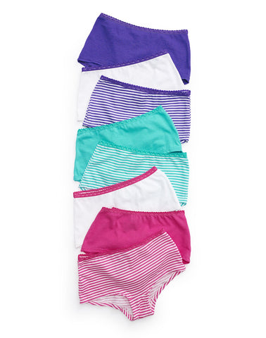 Hanes Girls` ComfortSoft® 8-Pack Lace Boyshort