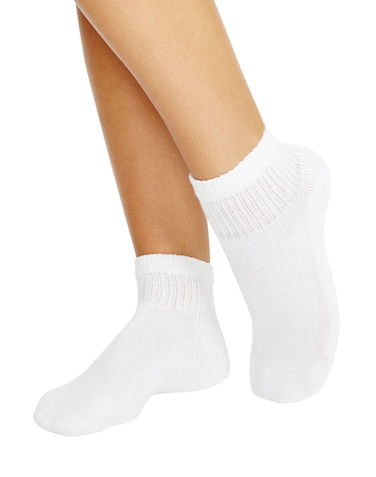 Hanes Women`s 12-Pack Cushion Ankle Socks