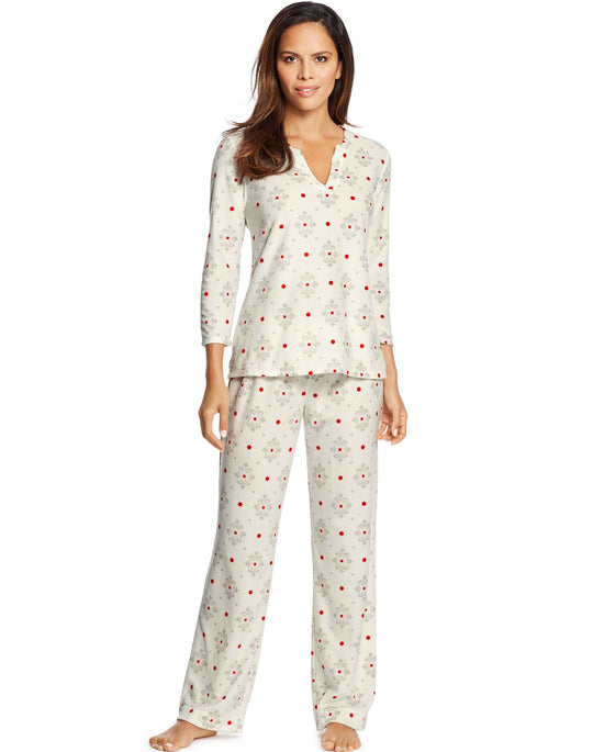 Maidenform Womens Fleece Shirt/Pant Sleep Set