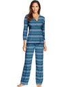 Maidenform Womens Fleece Shirt/Pant Sleep Set