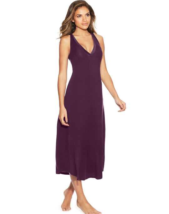 Maidenform Womens V-Neck Lounge Maxi Gown