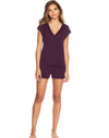 Maidenform Womens V-Neck Shorts PJ Set