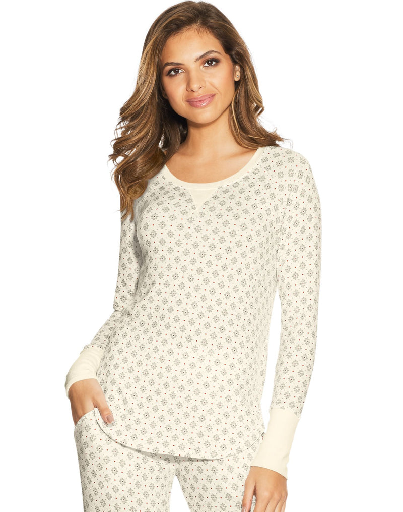 Maidenform Womens Raglan Lounge Top