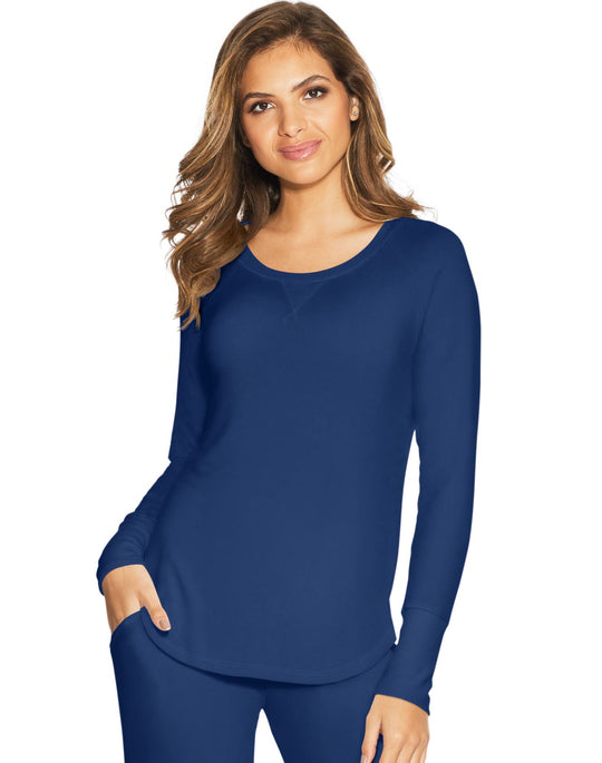 Maidenform Womens Raglan Lounge Top
