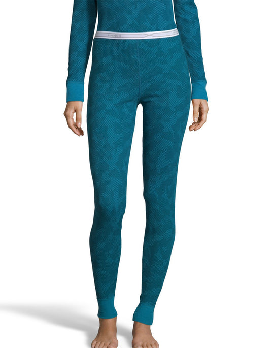 Hanes Womens Waffle Knit Thermal Pant