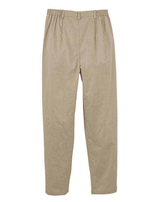 Just My Size Pleat Front Twill Pants, Average