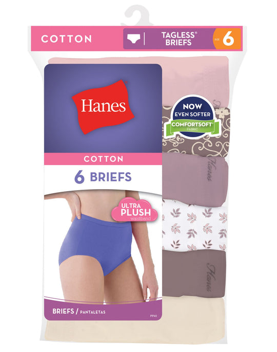 Hanes Cotton Brief Body Tones 6-Pack