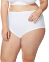 Just My Size Women`s Cool Comfort 5-Pack High-Waist Cotton Briefs
