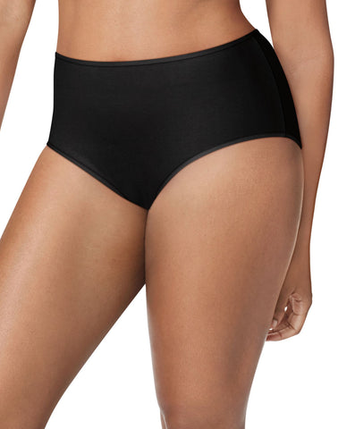 Just My Size Womens Cotton-Stretch 5-Pack Brief Panties