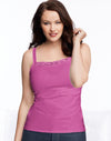 Valmont Womens Lace Trim Bra Camisole