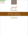 Hanes Plus Size Sheer Hosiery, Absolutely Ultra Sheer Control Top, Reinforced Toe 1-Pair Pack