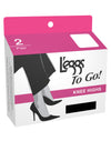 L'eggs To Go Women's Plus Knee Highs 2 pair