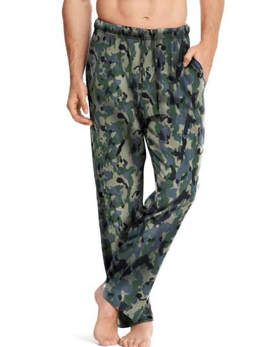 Hanes Men`s ComfortSoft Cotton Printed Lounge Pants