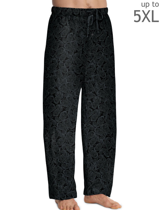 Hanes Men`s ComfortSoft Cotton Printed Lounge Pants