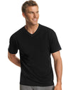Hanes Men's Dyed ComfortSoft TAGLESS V-Neck Undershirt 4-Pack