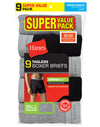 Hanes Mens Super Value 9-Pack ComfortSoft Boxer Briefs