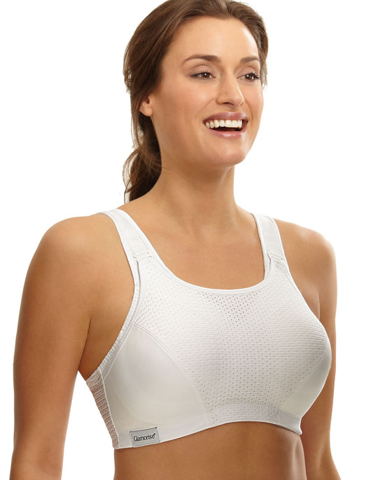 Glamorise Womens Double Layer Wirefree Sports Bra