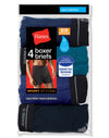 Hanes Big Men`s Sport Styling Boxer Brief 4-Pack