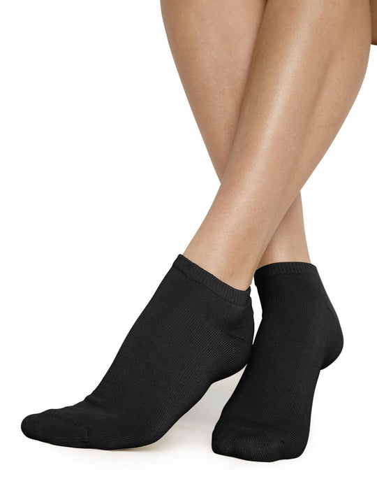 Hanes ComfortSoft® Women`s Low Cut Socks Extended Sizes