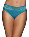 Bali Women`s One Smooth U Comfort Indulgence Satin with Lace Hi Cut Panty