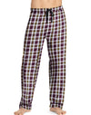 Hanes Men`s Logo Woven Plaid Pant