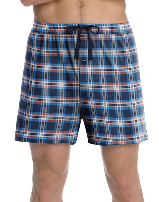 Hanes Men`s Woven Plaid 2-Pack Shorts