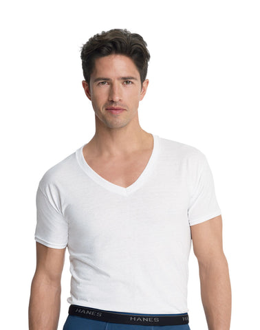 Hanes Men's ComfortBlend Slim Fit V-Neck