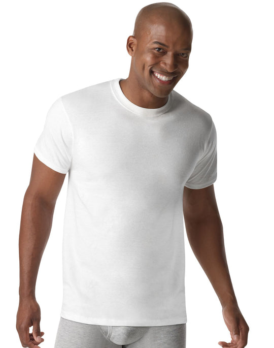 Hanes Perfect T Men`s ComfortBlend Crewneck Undershirt - 3-Pack