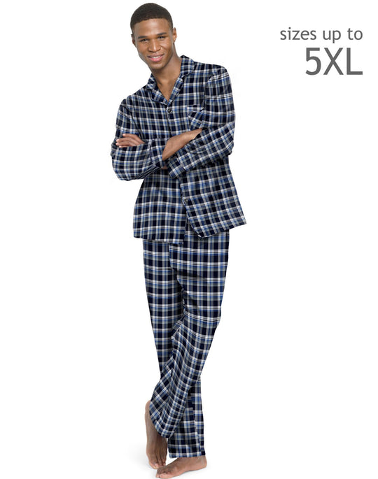 Hanes Men`s Flannel Pajamas