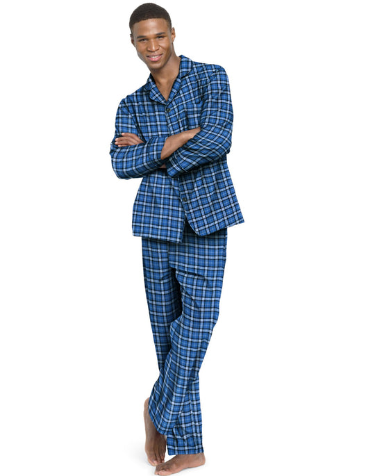 Hanes Men`s Flannel Pajamas