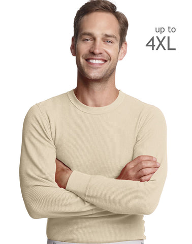 Hanes Men`s X-Temp Thermal Crew 3X-4X - Best-Seller!