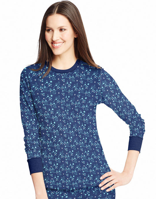 Women's X-Temp Thermal Printed Crew Shirt