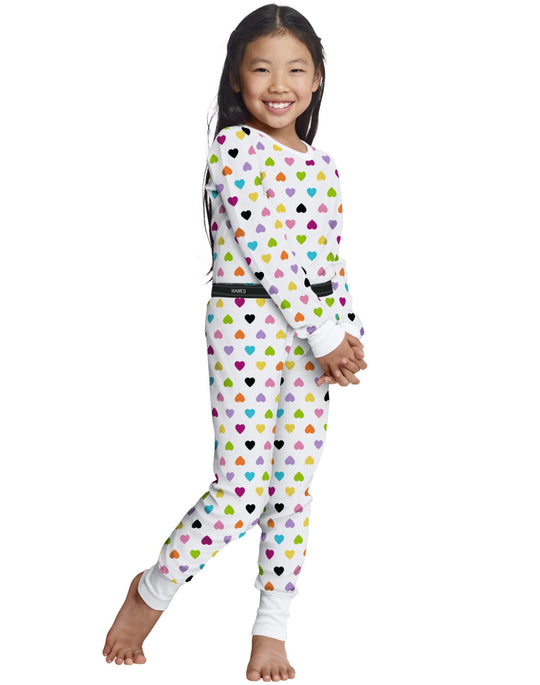 Hanes Girls' X-Temp Printed Thermal Set